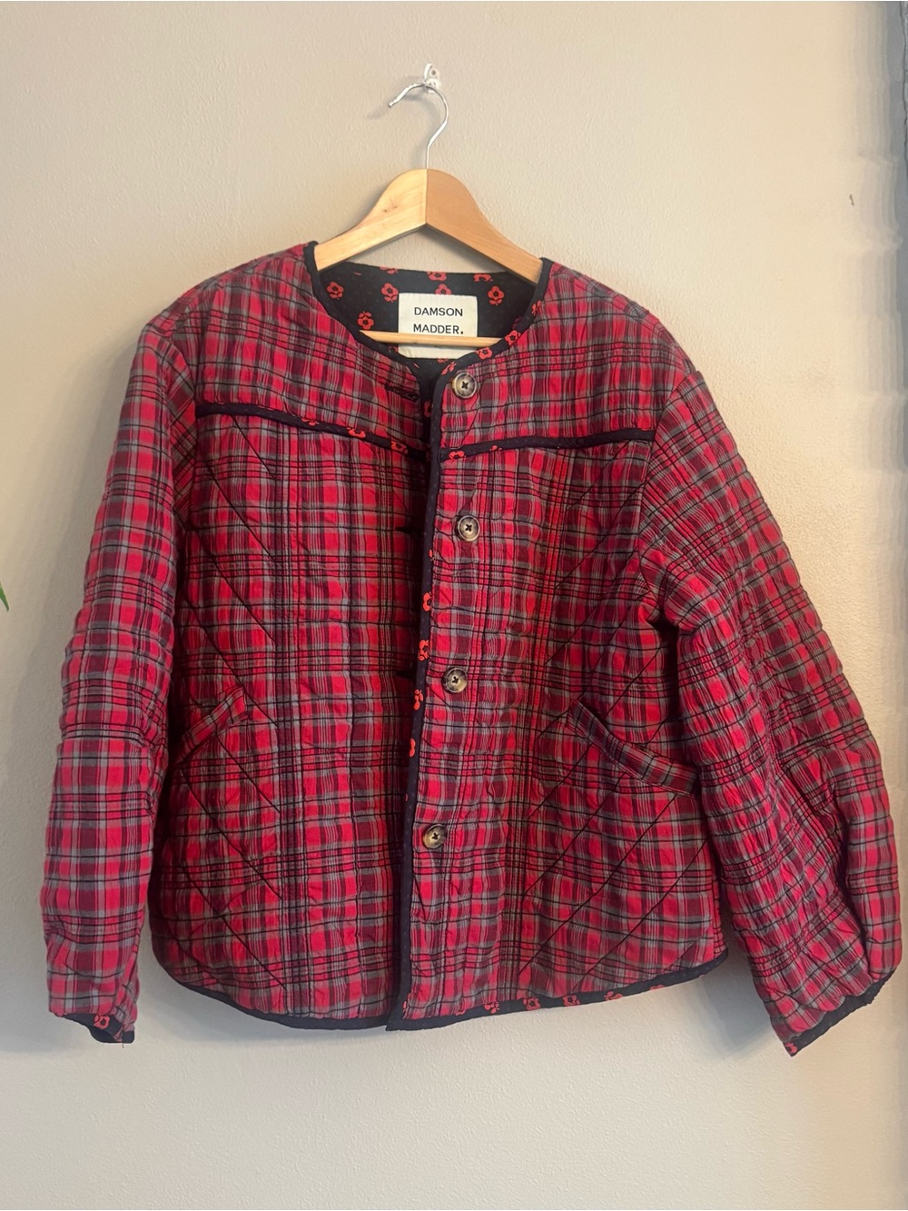 DAMSON MADDER Macy Plaid Quilted Jacket - Picture 2 of 9